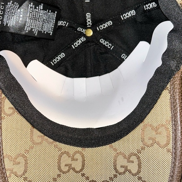 Gucci Tan Monogram Baseball Cap - Picture 4 of 4